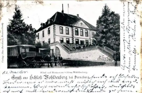 Ak Silium Holle in Niedersachsen, Burg Wohldenberg, Schloss, Hotel, Restaurant