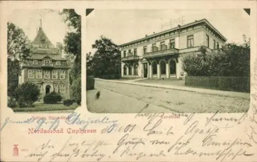 Ak Ritzebüttel Cuxhaven in Niedersachsen, Schloss Ritzebüttel, Kurhotel