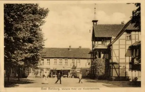 Ak Rehburg Loccum in Niedersachsen, Walsens Hotel, Klosterheilstätte