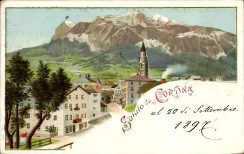 Litho Cortina d'Ampezzo Veneto, Panorama