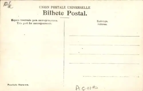 Ak Ponta Delgada Sao Miguel Azoren, St. Michaels, Straßenpartie