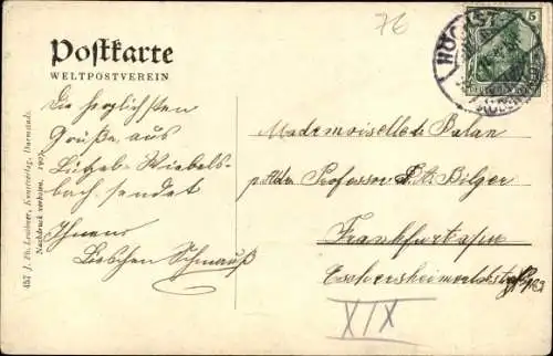 Ak Lützel Wiebelsbach Lützelbach im Odenwald Hessen, Totalansicht