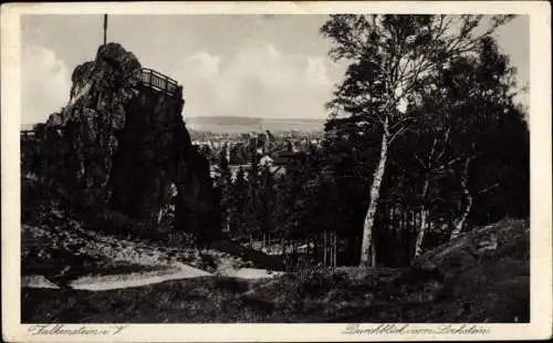 Ak Falkenstein im Vogtland, Lochstein