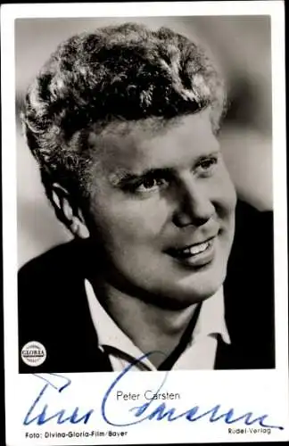 Ak Schauspieler Peter Carsten, Portrait, Autogramm
