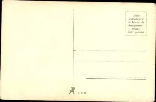 Ak Schauspielerin Ingeborg von Kusserow, Portrait, Rauhaardackel, Autogramm