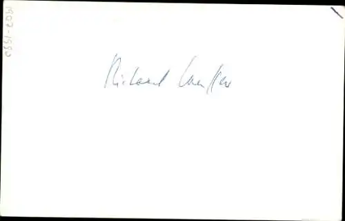 Foto Schauspieler Richard Lauffen, Portrait, Autogramm