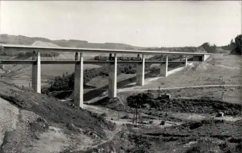 Foto Ak Deutsche Eisenbahn, Dumicketal Brücke