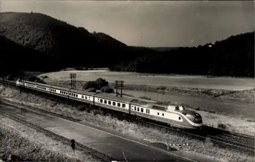 Foto Ak Deutsche Eisenbahn, Personenzug