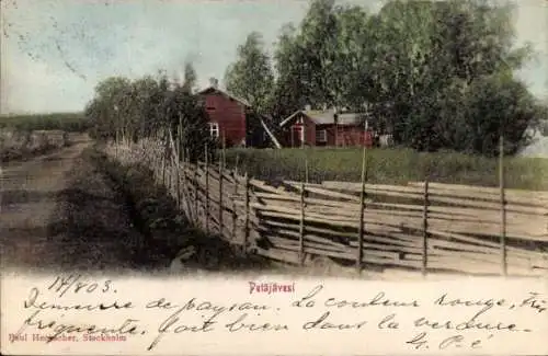 Ak Petäjävesi Finnland, Ortsansicht, Gebäude