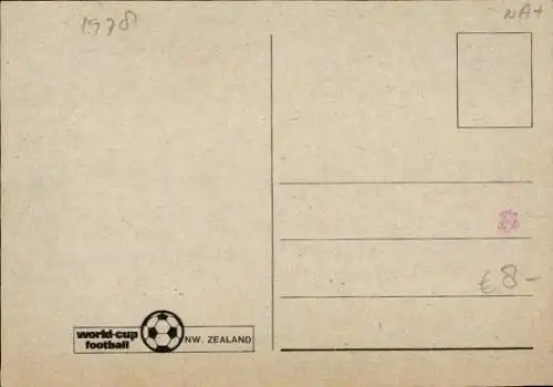 Ak Neuseeländische Fußballmannschaft, World-Cup