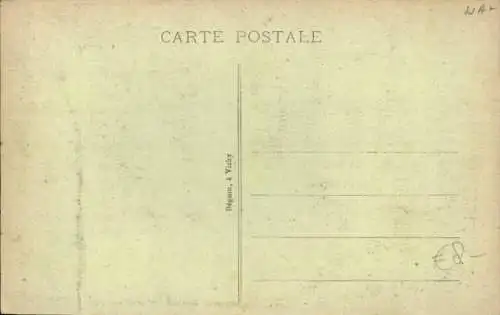 Ak Vichy Allier, Frau bei einer Massage