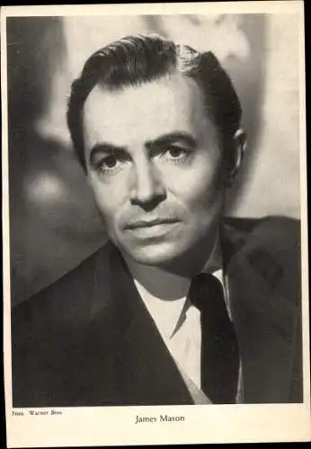 Ak Schauspieler James Mason, Portrait