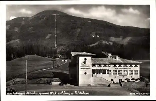 Ak Innsbruck Tirol, Patscherkofel, Patscherkofelbahn, Berg, Talstation