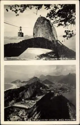 Ak Rio de Janeiro Brasilien, Pão de Açúcar