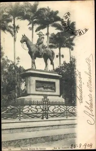 Ak Rio de Janeiro Brasilien, Estatua Duque de Caxias