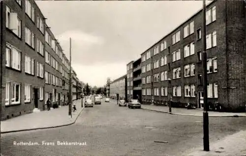 Ak Rotterdam Südholland Niederlande, Frans Bekkerstraat