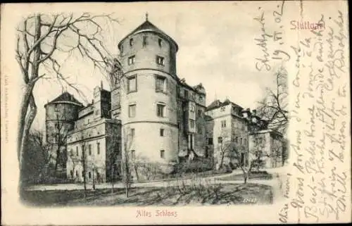 Ak Stuttgart in Württemberg, Altes Schloss