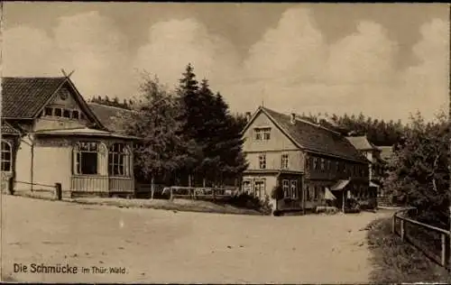 Künstler Ak Gehlberg in Thüringen, Berghotel Schmücke