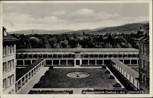 Ak Freiburg im Breisgau, Universitätsklinik, Station Koch