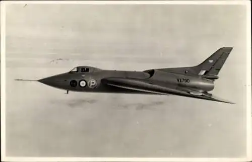 Ak Niederländisches Militärflugzeug Roe Avro-707B