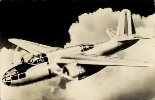 Ak Französisches Militärflugzeug Douglas DB7
