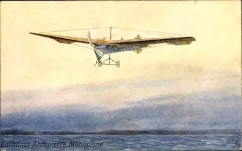 Ak Lathams Flugzeug, Antoinette Monoplane, Tuck Nr. 9943