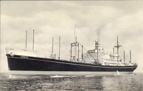Ak Holland America Line, HAL, Dampfer S.S. Almdyk