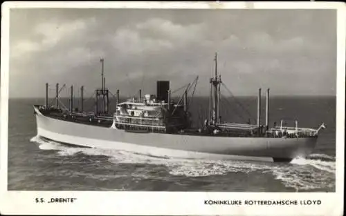 Ak Dampfer S.S. Drente, Koninklijke Rotterdamsche Lloyd