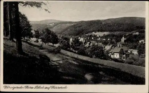 Ak Wernigerode im Harz, Hasserode, Panorama