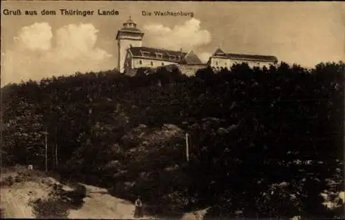 Ak Holzhausen in Thüringen, Veste Wachsenburg