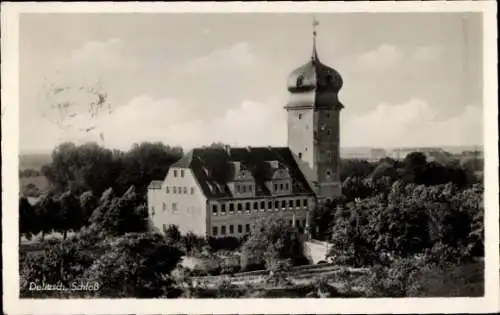 Ak Delitzsch in Sachsen, Schloss