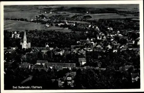 Ak Bad Suderode Quedlinburg im Harz, Fliegeraufnahme