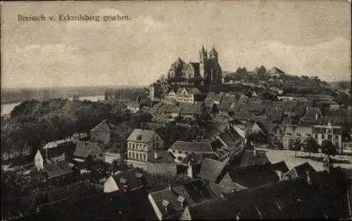 Ak Breisach am Oberrhein, Blick vom Eckardsberg