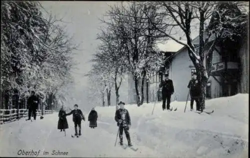 Ak Oberhof im Thüringer Wald, Skifahrer