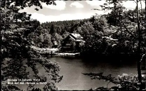 Ak Ebni Kaisersbach in Baden Württemberg, Blick auf Ebnisee und Hotel