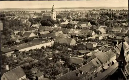 Ak Genthin am Elbe Havel Kanal, Gesamtansicht