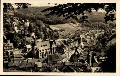 Ak Stolberg im Harz, Blick von der Lutherbuche