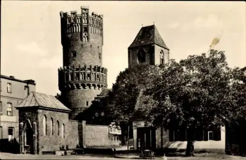 Ak Tangermünde an der Elbe, Neustädter Tor