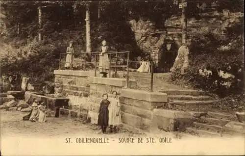Ak Obernai Elsass Bas Rhin, Odilienberg, Odilienquelle