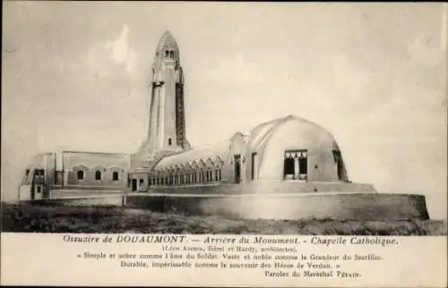 Ak Douaumont Lorraine Meuse, Katholische Kapelle