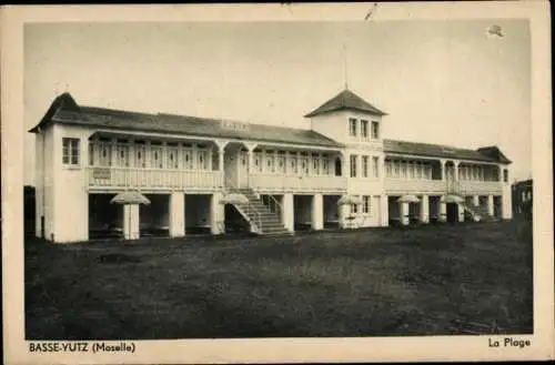 Ak Basse Yutz Niederjeutz Jeutz Lothringen Moselle, Strand