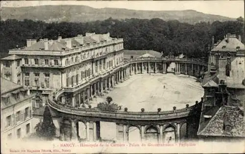 Ak Nancy Meurthe et Moselle, Regierungspalast, Pepiniere