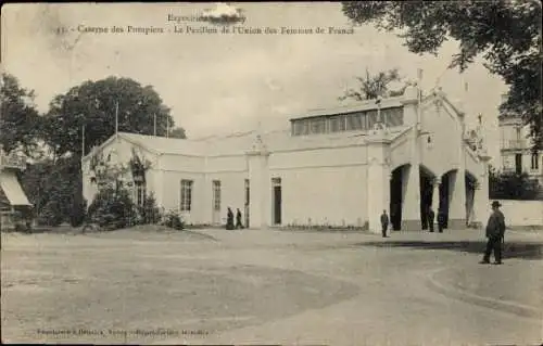 Ak Nancy Meurthe et Moselle, Nancy-Ausstellung, Feuerwache, Pavillon