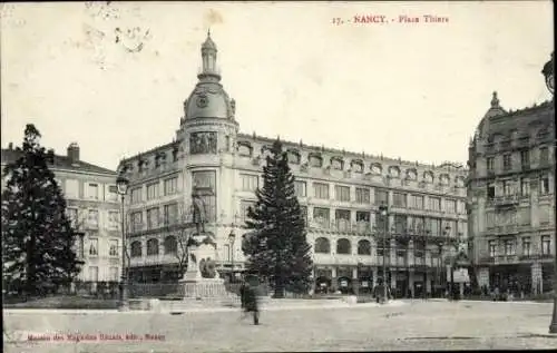 Ak Nancy Meurthe et Moselle, Place Thiers