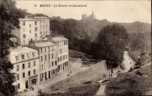 Ak Brest Finistère, Le Douric, Kerstirsch