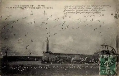 Ak Royan Charente Maritime, Leuchtturm