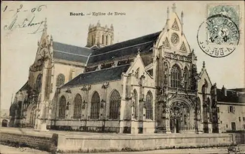 Ak Bourg en Bresse Ain, Kirche von Brou
