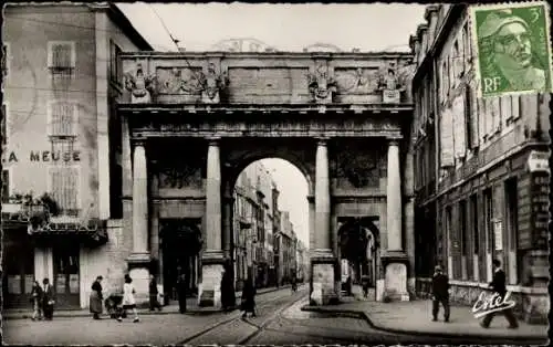 Ak Nancy Meurthe et Moselle, Porte und Rue Stanislas