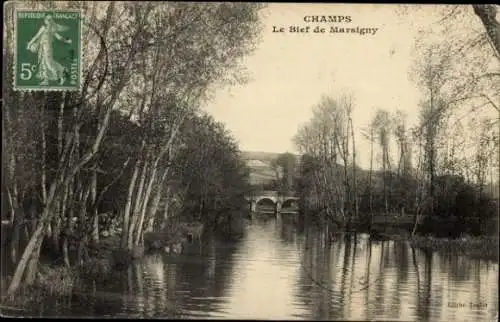 Ak Champs-Yonne, Le Reach de Marsigny