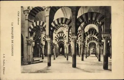Ak Córdoba Andalusien Spanien, Moschee, Mezquita, Säulen